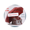 Happy Quarantine Button Pin