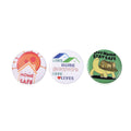 Set of 3 Silvertone Brooch with A Stay Home Stay Safe Message - Sticky add to cart bar