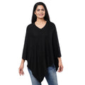 PASSAGE 100% Cashmere Wool Beige Poncho (One Size Fits Most, 28x28) - Sticky add to cart bar