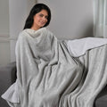 Red Microfiber Sherpa Throw Blanket - Sticky add to cart bar