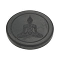 Shungite Polished Tile Buddha Round Tile 947.00 ctw - Sticky add to cart bar