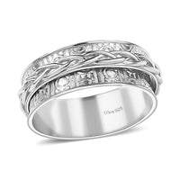 D'Joy Spinner Band Ring in Sterling Silver (Size 9.0) 6.30 Grams