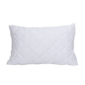 HOMESMART White Microfiber Quilted Magnet Pillow with Removable Cotton Cover - Full (Standard) - Sticky add to cart bar