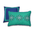 Curio Collection Teal 100% Cotton 5 Piece Tilework Comforter Set (King) - Sticky add to cart bar