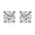 SGL Certified Luxoro 14K Yellow Gold Diamond G-H I1-I2 Solitaire Stud Earrings 1.00 ctw - Sticky add to cart bar