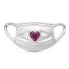 Simulated Ruby Color Diamond