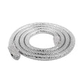 Resin and Champagne Austrian Crystal Snake Necklace 51 Inches in Goldtone - Sticky add to cart bar
