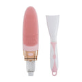 Electric Vibration Long Handle Silicone Bath Brush- Pink (16.9"x2.55"x1.57") (2AA Battery Not Incuded) - Sticky add to cart bar