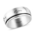 D'Joy Spinner Band Ring in Sterling Silver (Size 10.0) 5 Grams - Sticky add to cart bar