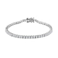 Moissanite Tennis Bracelet in Sterling Silver (7.25 In) 4.60 ctw - Sticky add to cart bar