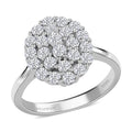RHAPSODY IGI Certified 0.85 ctw Diamond E-F VS2 Ring in 950 Platinum 6.84 Grams - Sticky add to cart bar