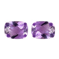 Rose De France Amethyst Set of 2 (Cush 8x6 mm) 2.17 ctw Loose Gemstone - Sticky add to cart bar