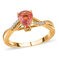 Certified & Appraised ILIANA 18K Yellow Gold AAA Songea Sapphire and G-H SI Diamond Solitaire Ring 3.65 Grams 1.55 ctw - Sticky add to cart bar