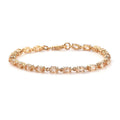 6.40 ctw Natural Ceylon Imperial Garnet Bracelet in Vermeil YG Over Sterling Silver (7.25 In) - Sticky add to cart bar