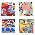 HOMESMART Set of 4 Vibrant Digital Printed Cushion Cover - Sticky add to cart bar