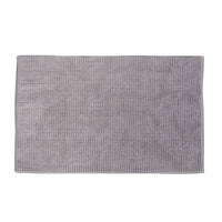 HOMESMART Grey Chenille Bathmat (100% Microfiber)