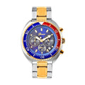GENOA Chronograph Watch with Stainless Steel Strap and Back (45mm) - Sticky add to cart bar