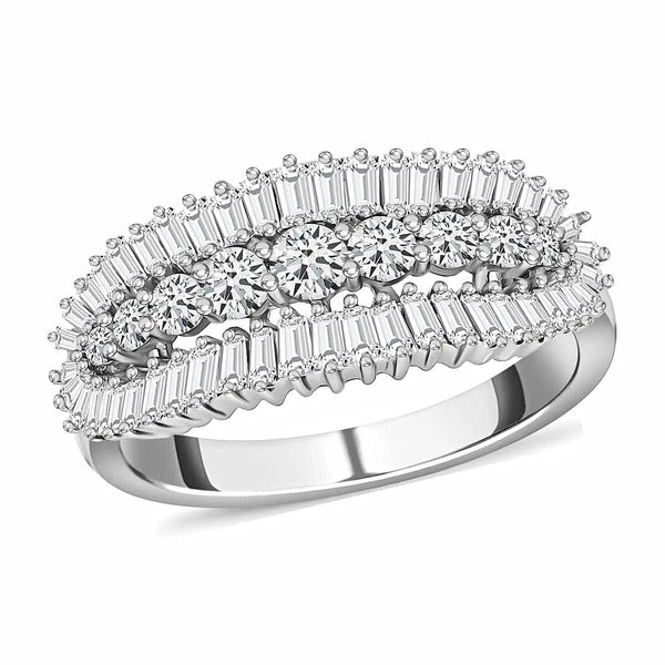 RHAPSODY IGI Certified 1.00 ctw Diamond E-F VS Ring in 950 Platinum 6.10 Grams - Product card gallery slide 1 (9431252664575)