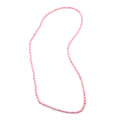 Pink Wooden Beaded Rope Necklace 38 Inches - Sticky add to cart bar