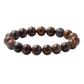 Pietersite Beaded Stretch Bracelet 151.00 ctw - Sticky add to cart bar