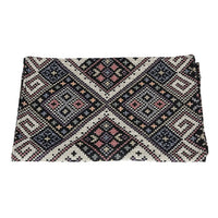 Multi Color Turkish Kilim Pattern 65% Cotton & 35% Poly Table Runner (78.7"x14")