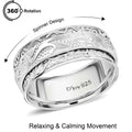 D'Joy Sterling Silver Band Ring (Size 9.0) (5.15 g) - Sticky add to cart bar