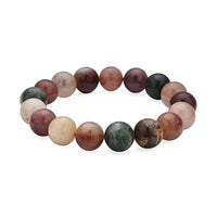 Rainbow Color Rutilated Quartz Beaded Stretch Bracelet 159.50 ctw