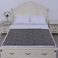 HOMESMART Gray Embossed Short Plush with White Sherpa Double Layer Blanket (59"x79") - Sticky add to cart bar