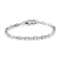 LUSTRO STELLA Made with Finest CZ Bracelet in Platinum Over Sterling Silver (8.00 In) 10.75 Grams 16.60 ctwLUSTRO STELLA Made with Finest CZ Bracelet in Platinum Over Sterling Silver (8.00 I - Sticky add to cart bar