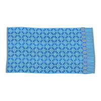 Light Blue 90% Cotton and 10% Polyester Comfortable Bath Towel (27"x54")