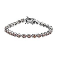 Natural Merelani Color Change Garnet Tennis Bracelet in Platinum Over Sterling Silver (6.50 In) 10.70 Grams 5.75 ctw
