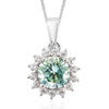 Blue Moissanite