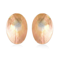 Coconut Shell Earrings in Stainless Steel