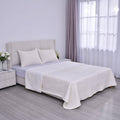 HOMESMART Beige Solid Sherpa and Microfiiber Quilt (Queen, 88"x92") and Set of 2 Shams (20"x26") - Sticky add to cart bar