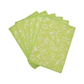 HOMESMART Set of 6 Green Floral Pattern 100% Cotton Quilted Placement (13"x18") - Sticky add to cart bar