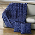 HOMESMART Brown Cow Print Warm & Cozy Coral Fleece Microfiber Blanket and 2 Pieces Cushion Cover - Sticky add to cart bar