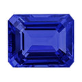 Certified 6.00 ctw Octagon Tanzanite Loose Gemstone – Flawless, AAAA Grade, Free Size - Sticky add to cart bar
