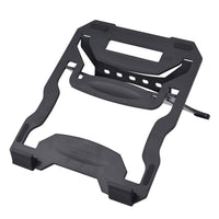 Black Adjusted Notebook Computer Folding Stand Base (8.07"x8.86") (6 Kinds of Heights Adjustmen)