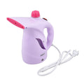 HOMESMART Pink Garment Steamer with Water Tank, Brush and Electrostatic Brush (3.54"x6.69"x8.46") (200ml) - Sticky add to cart bar
