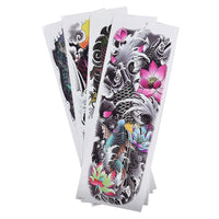 4 Sheets 3D Temporary Tattoo Stickers For Arms (18.9"x6.69")