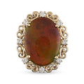 Iliana 18K Yellow Gold Canadian Ammolite and G-H SI Diamond Pendant without Chain 3.50 Grams 5.45 ctw - Sticky add to cart bar