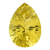 AAA Green Gold Quartz (Pear 18x13 mm) 11.00 ctw , Loose Gem , Loose Gemstones , Loose Stones , Jewelry Stones