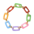 Green Jade Paper Clip Bracelet in Vermeil Yellow Gold Over Sterling Silver (6.50 In) 43.15 ctw - Sticky add to cart bar