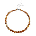 Yellow Frozen Quartz 7-14mm 349.90 ctw Beaded Necklace in Rhodium Over Sterling Silver 18-22 Inches - Sticky add to cart bar