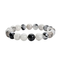 Jasper Quartz 9-11mm Beaded Stretch Bracelet 144.00 ctw