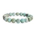 Peru Turquoise Beaded Stretch Bracelet 115.00 ctw - Sticky add to cart bar