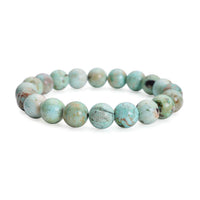 Peru Turquoise Beaded Stretch Bracelet 115.00 ctw