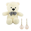 Edison Pearl With White Teddy Bear