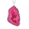 Fushcia Drusy Quartz