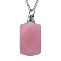 Lapis Lazuli Carved Perfume Bottle Pendant Necklace (20 Inches) in Stainless Steel 90.50 ctw